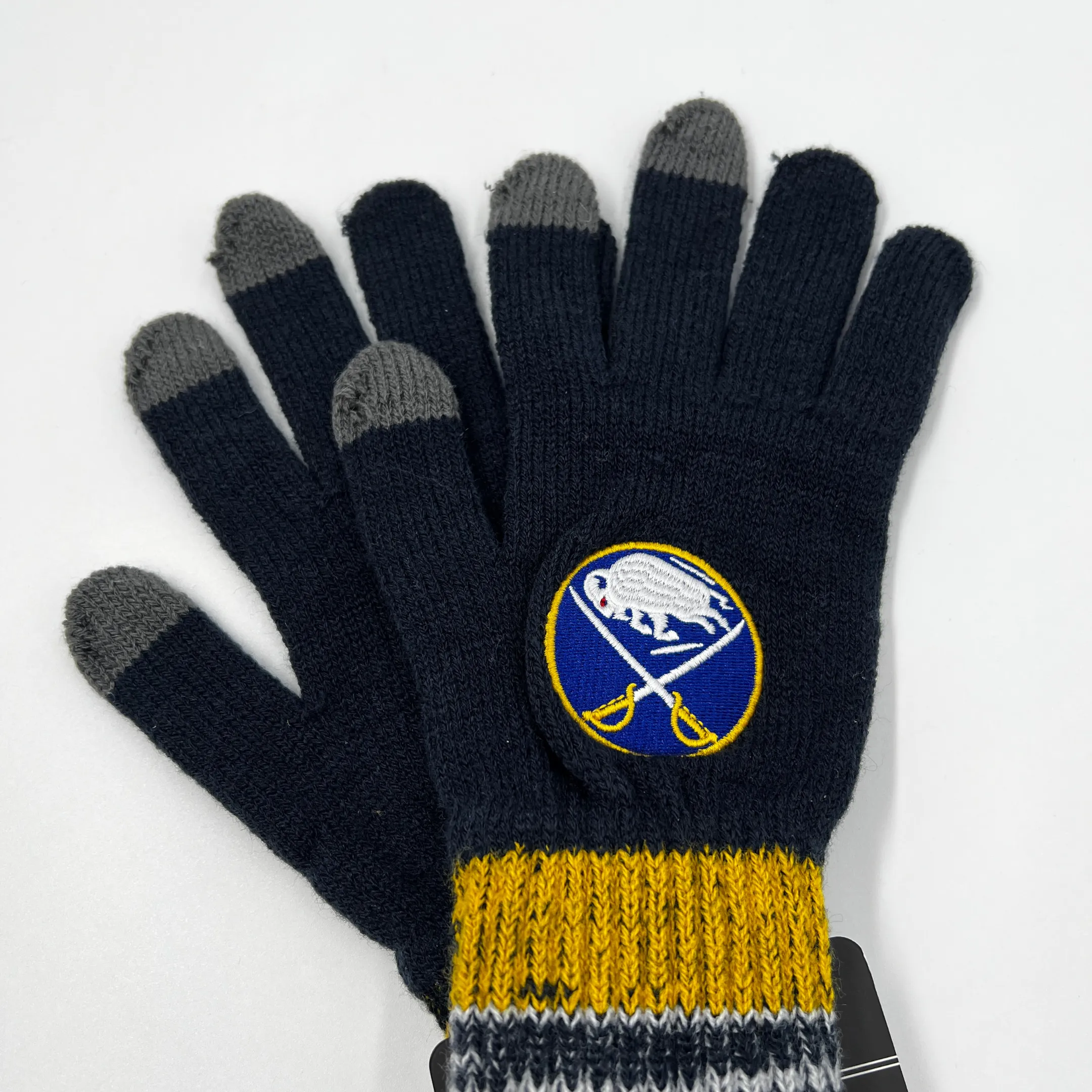 '47 Brand Buffalo Sabres Navy Knit Texting Gloves