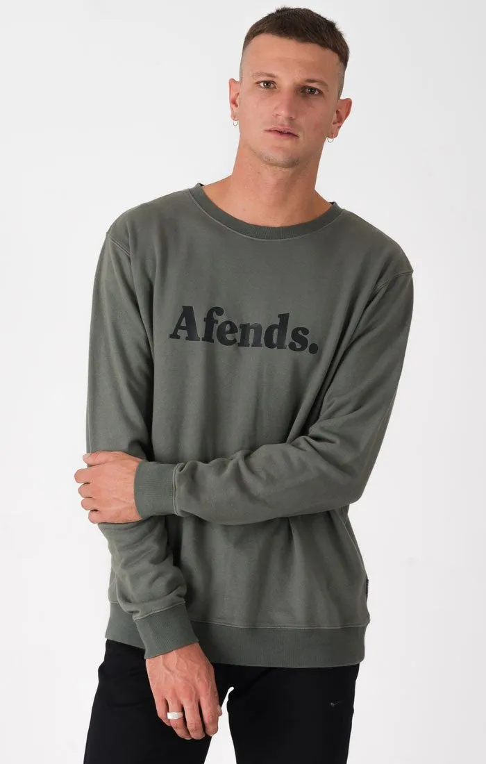 Afends Mens Field - Crew Neck Sweat