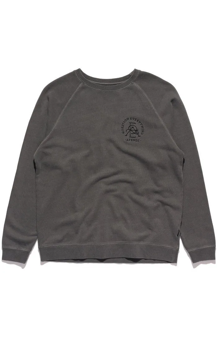 Afends Mens Monodays - Raglan Crew Neck Sweat