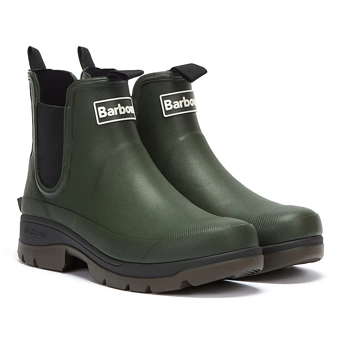 Barbour Nimbus Mens Olive Boots