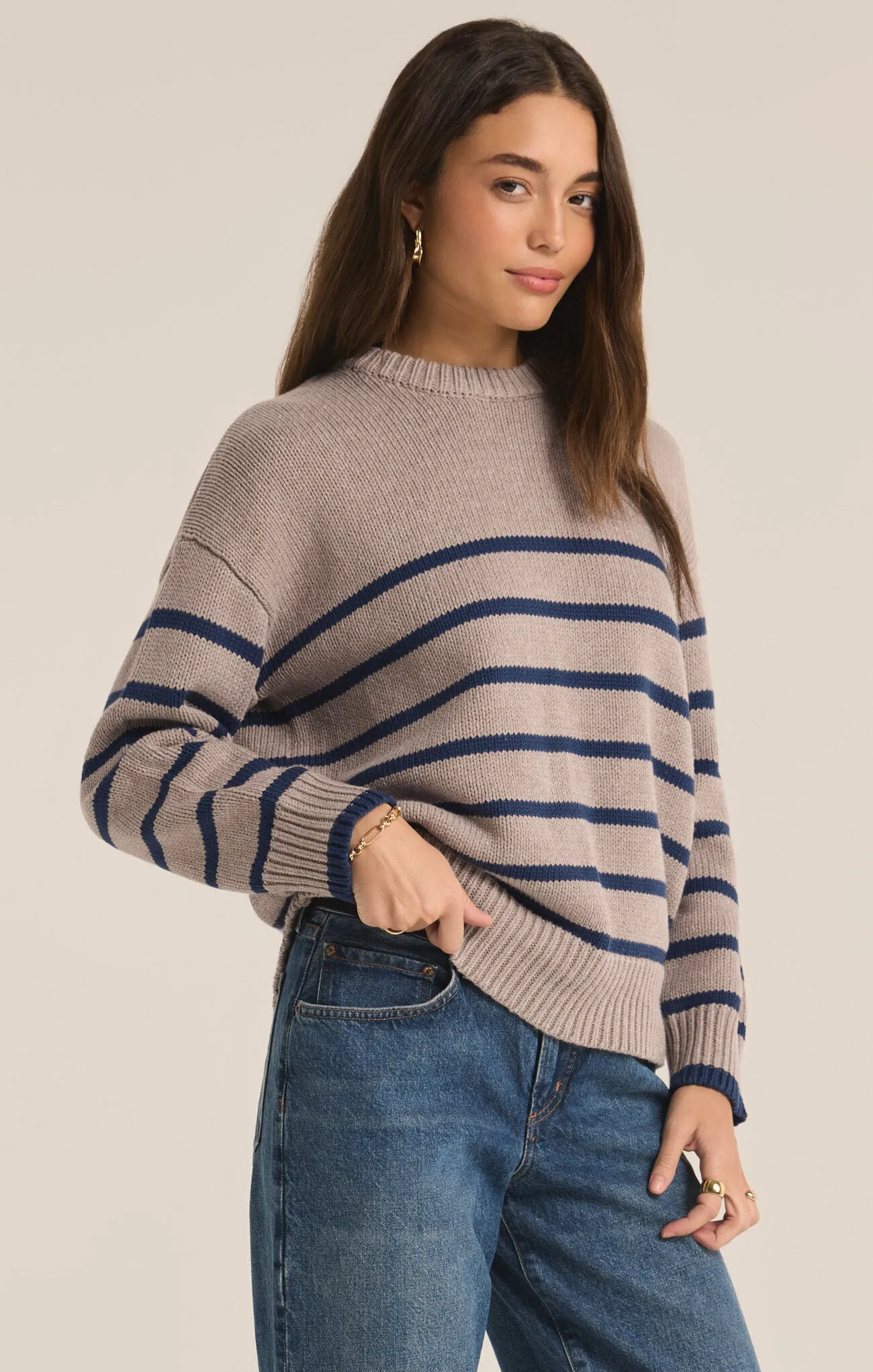 Boyfriend Stripe Sweater