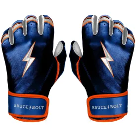 Bruce Bolt PREMIUM PRO NIMMO Short Cuff Batting Gloves: Blue