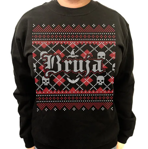 Bruja Ugly Christmas Sweater Crew Neck Sweat Shirt