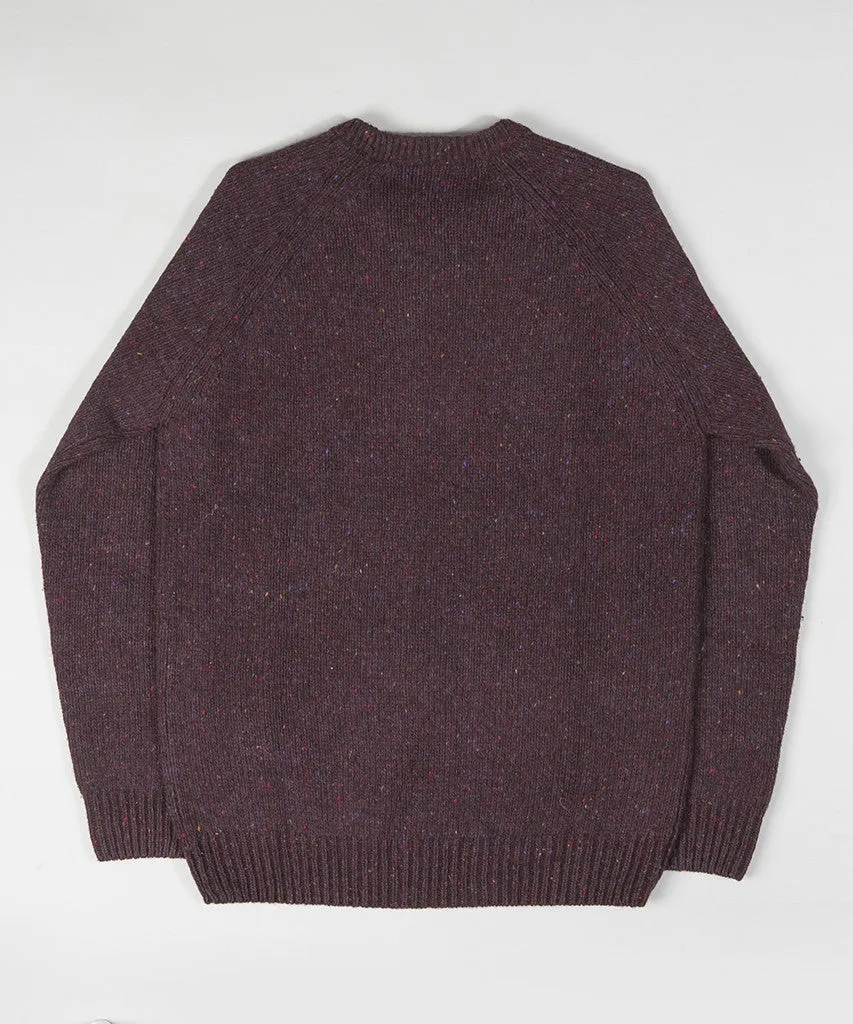 Carhartt Anglistic Sweater Burnt Umber