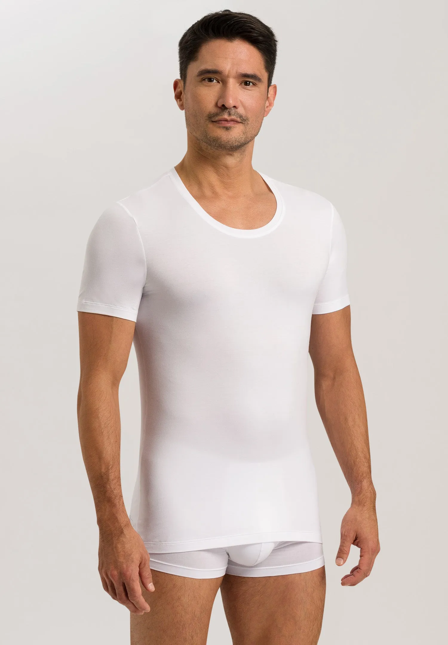 Cotton Superior Cotton Crew Neck T-Shirt | White 73088-101