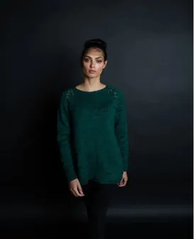 Diopside Pullover Hand Knitting Pattern DK or Worsted Weight