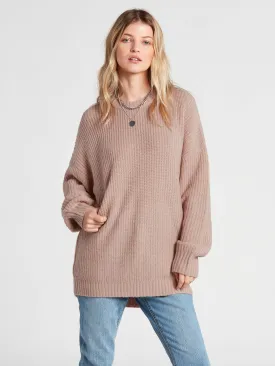 Fresh Fuzz Sweater - Mauve