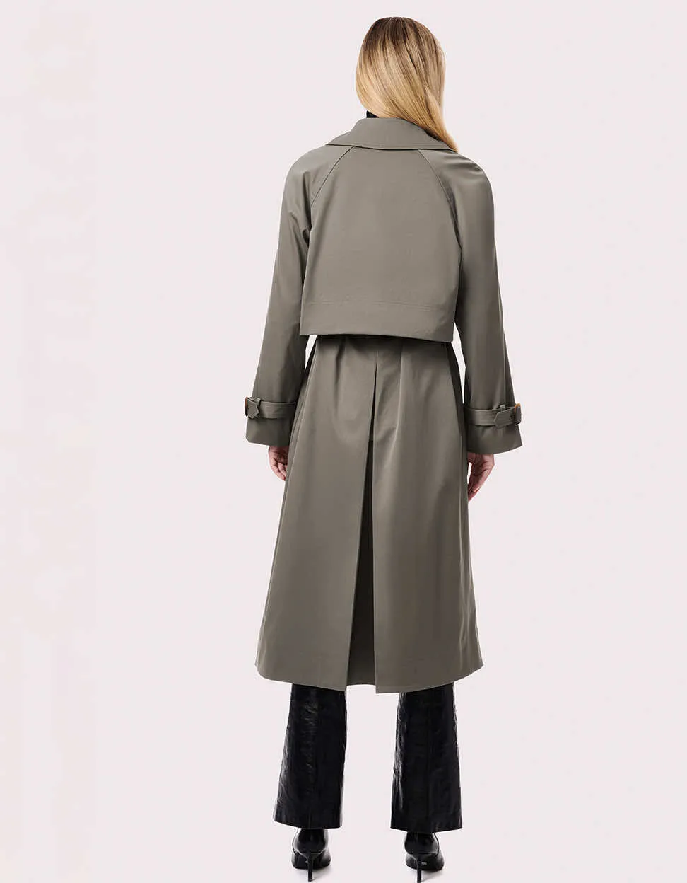 Getaway Belted Long Rain Coat