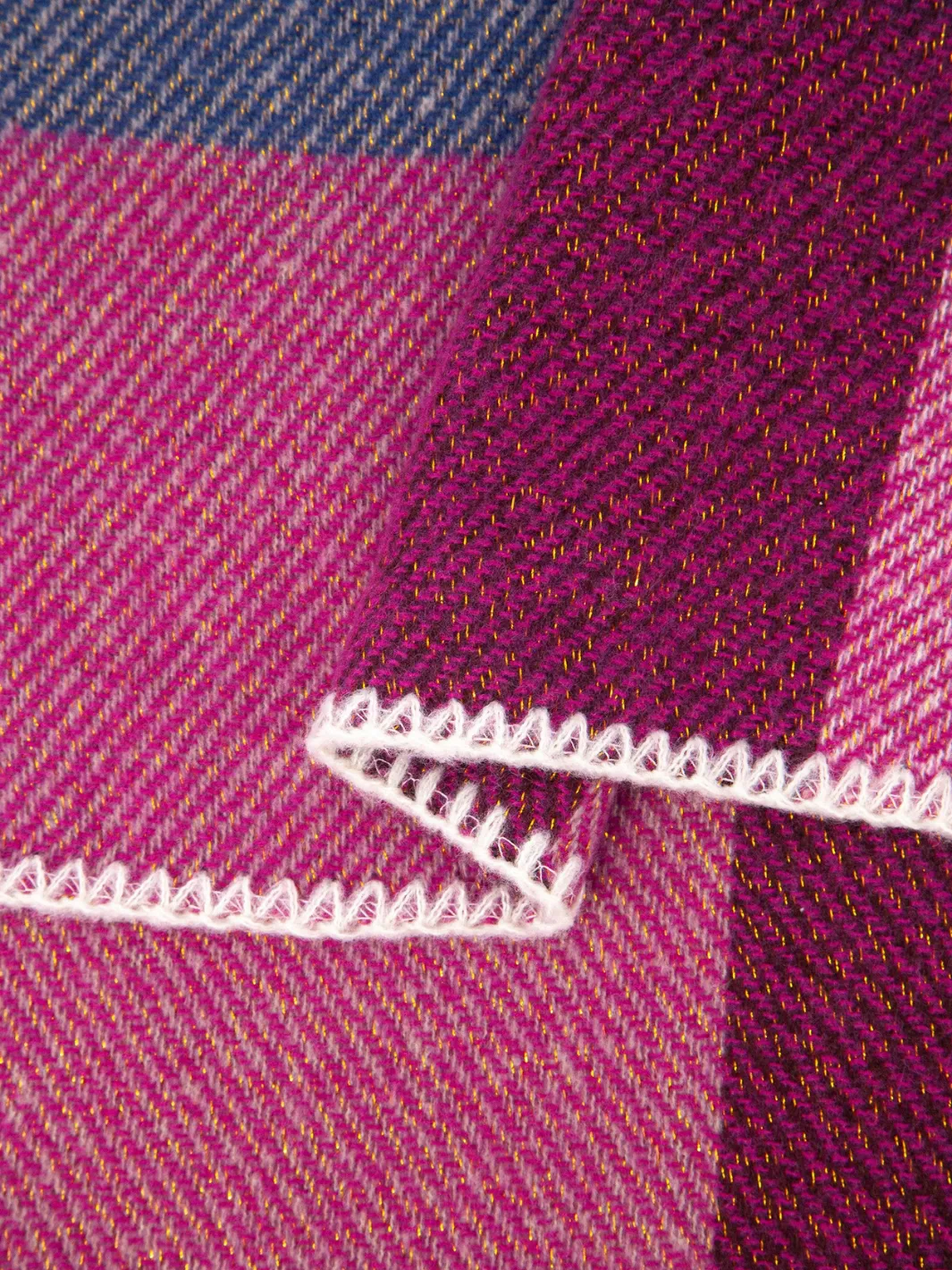 Heavyweight Scarf - Fuchsia Check