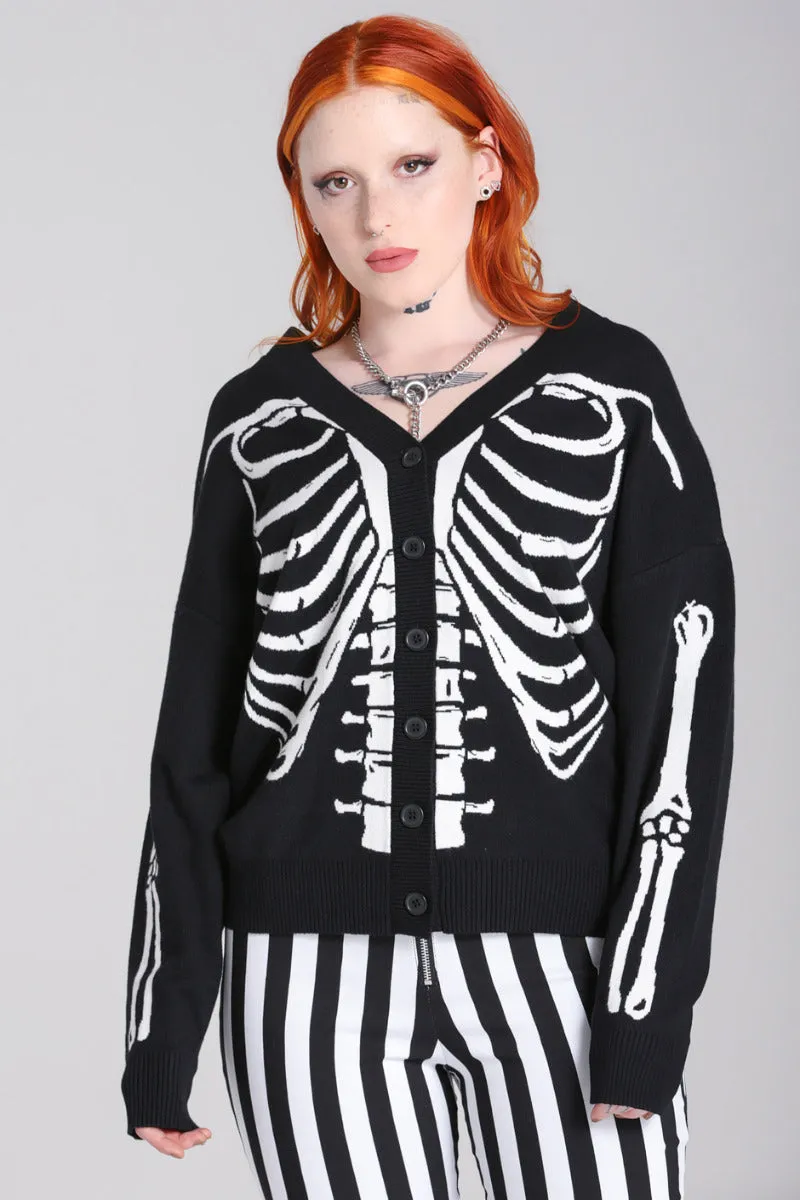 Hell Bunny Skeleton Cardigan