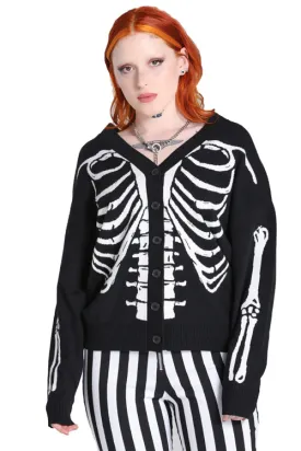 Hell Bunny Skeleton Cardigan