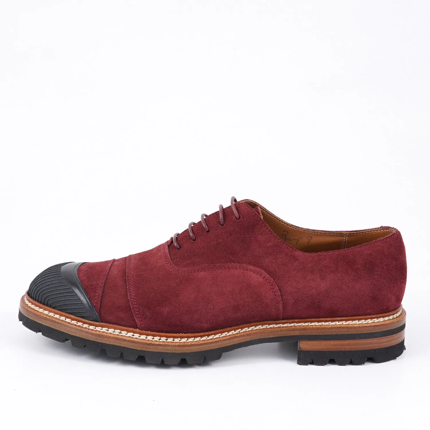 Kiton Storm-Welted Suede Oxford