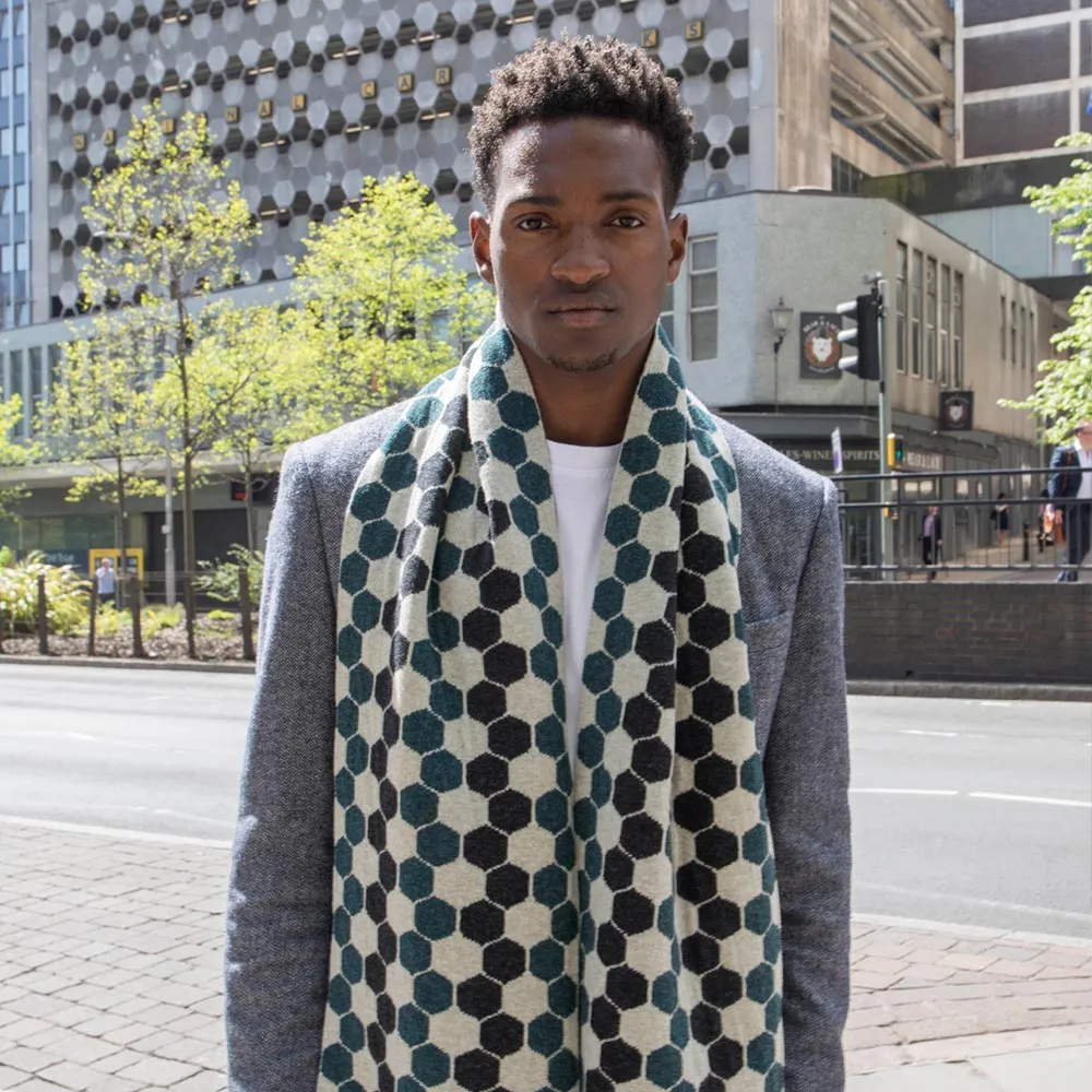 Lambswool Hexagon Scarf - Lugano