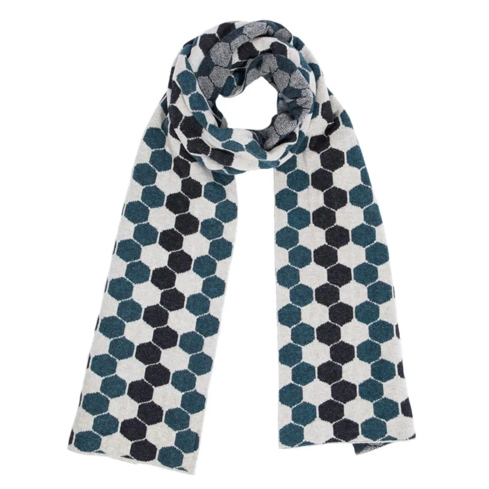 Lambswool Hexagon Scarf - Lugano