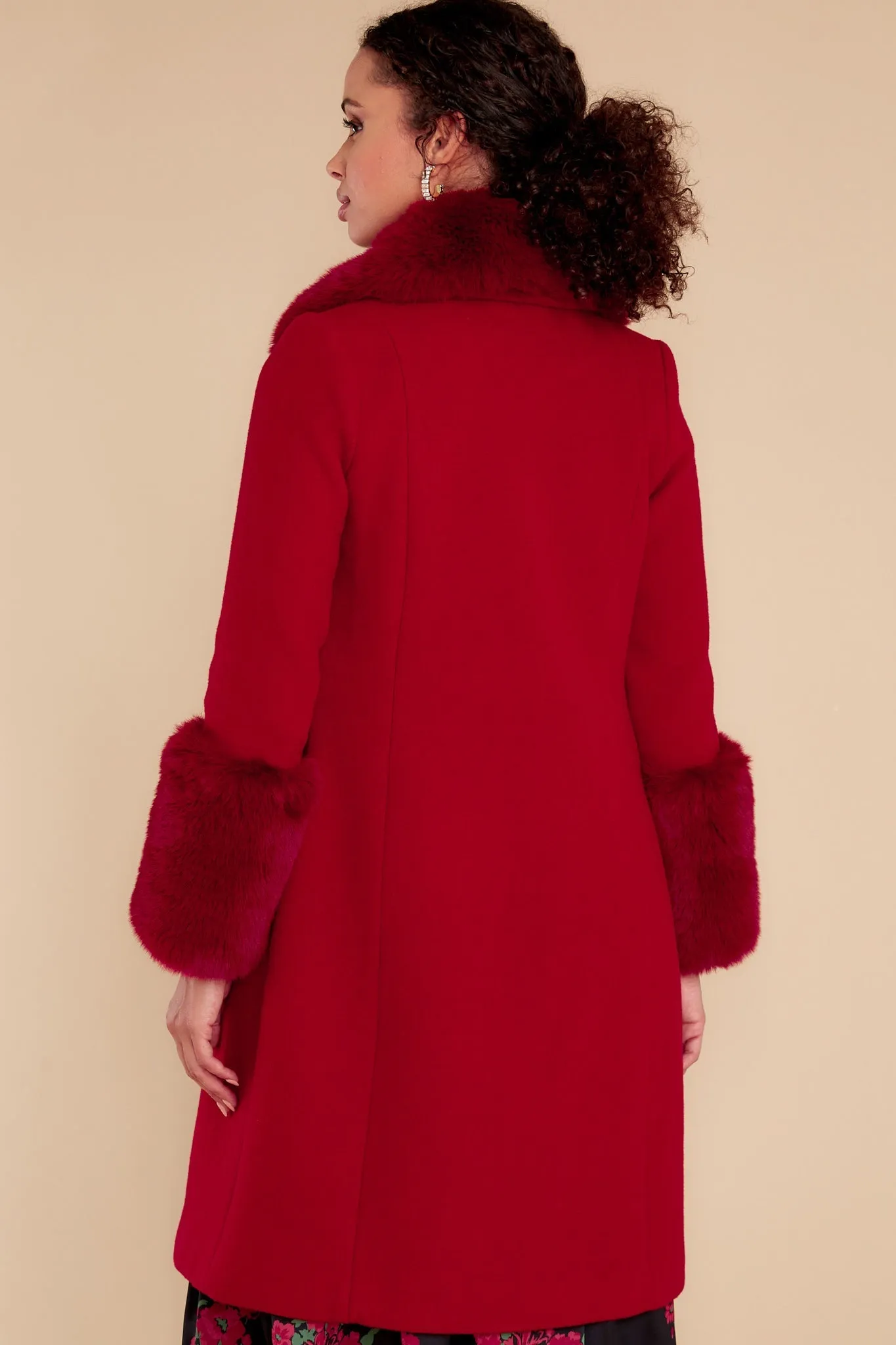 Mandi Cherry Jam Coat