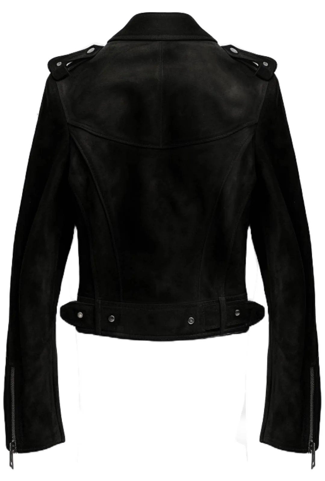 Men Black Suede Leather Jacket