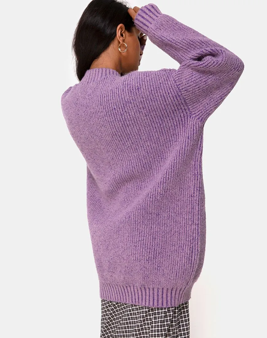 Mody Jumper Knitted in Light Purple