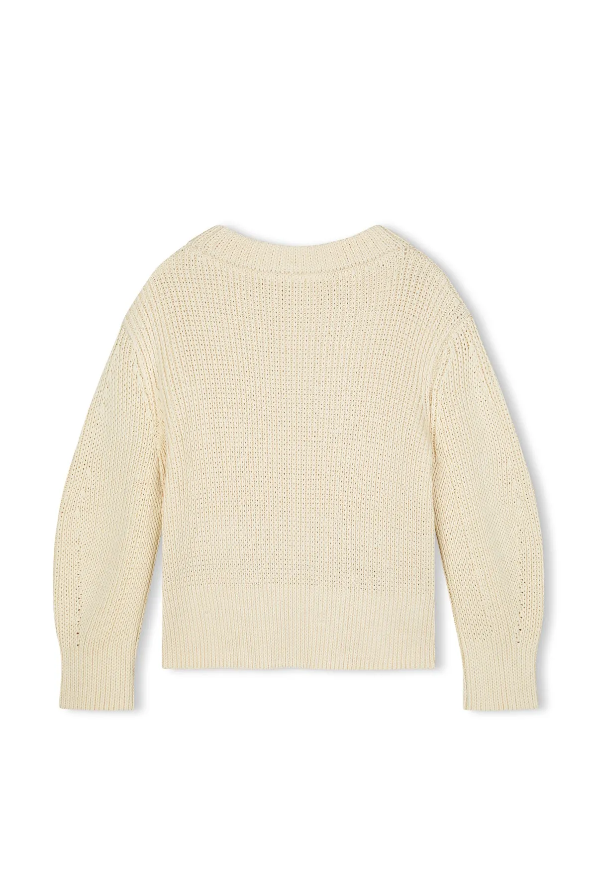 Natural Cotton Knit Jumper