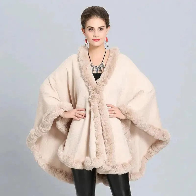 New Knitted Scarf Shawl Cape