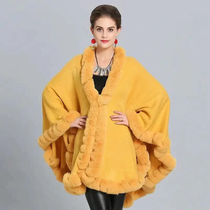 New Knitted Scarf Shawl Cape