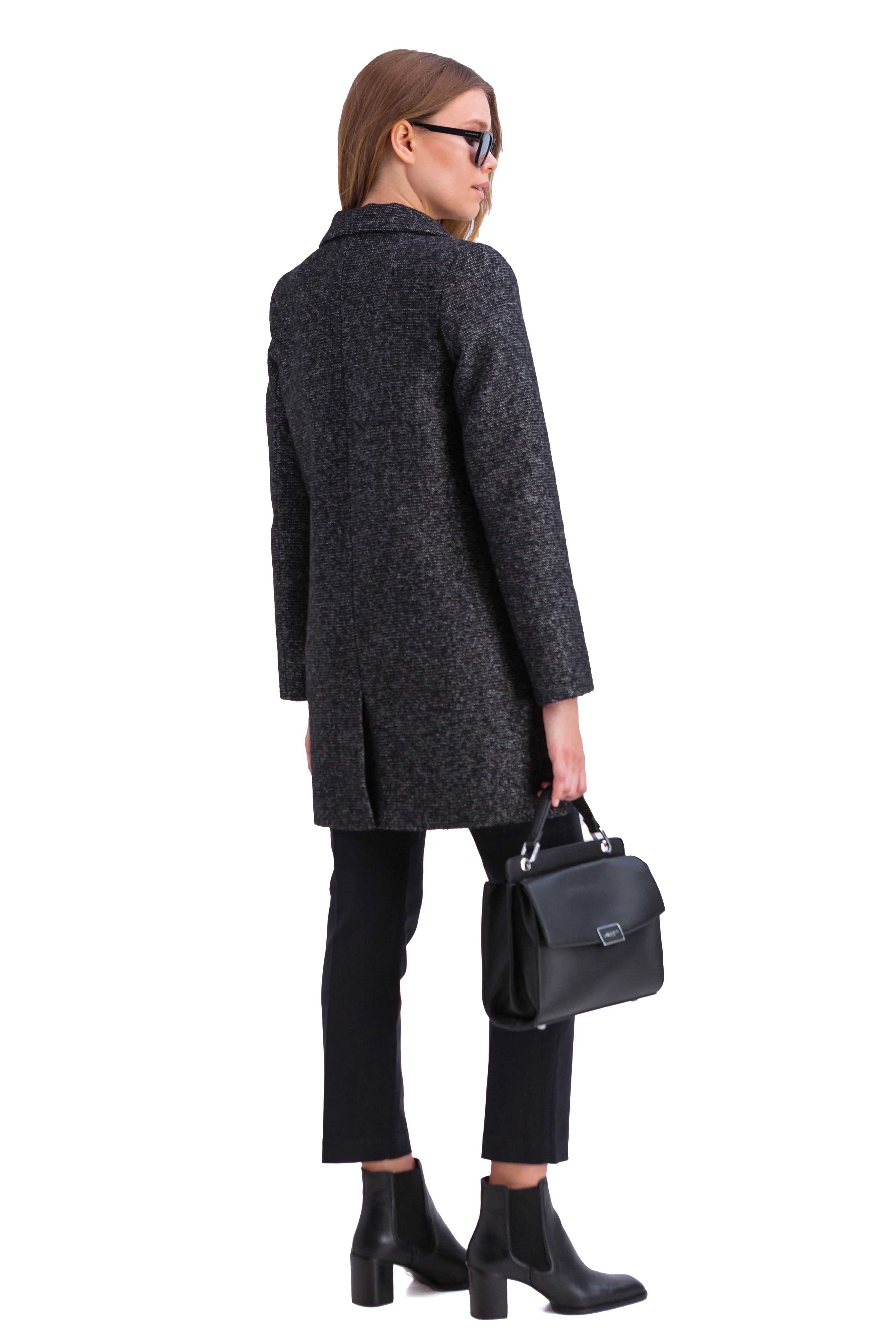 Sheila Tailored Wool Blend Coat