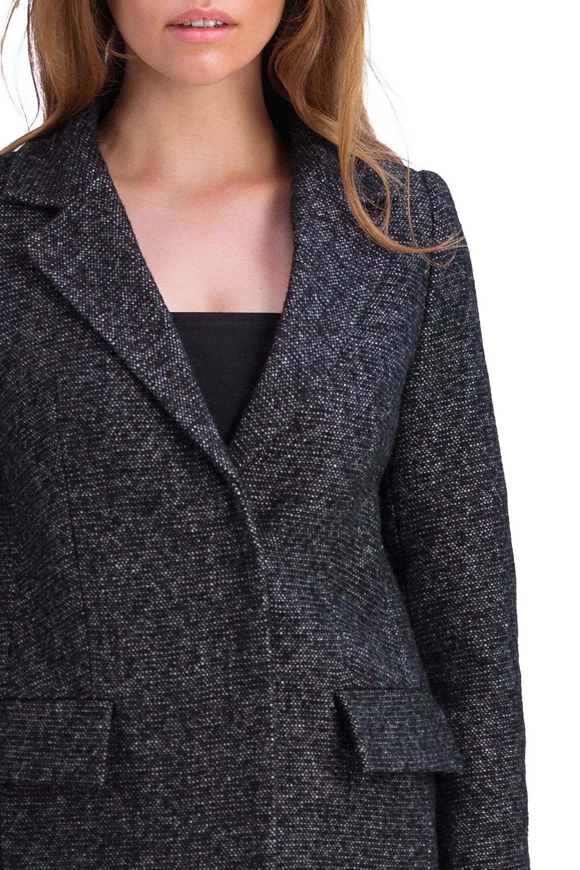 Sheila Tailored Wool Blend Coat