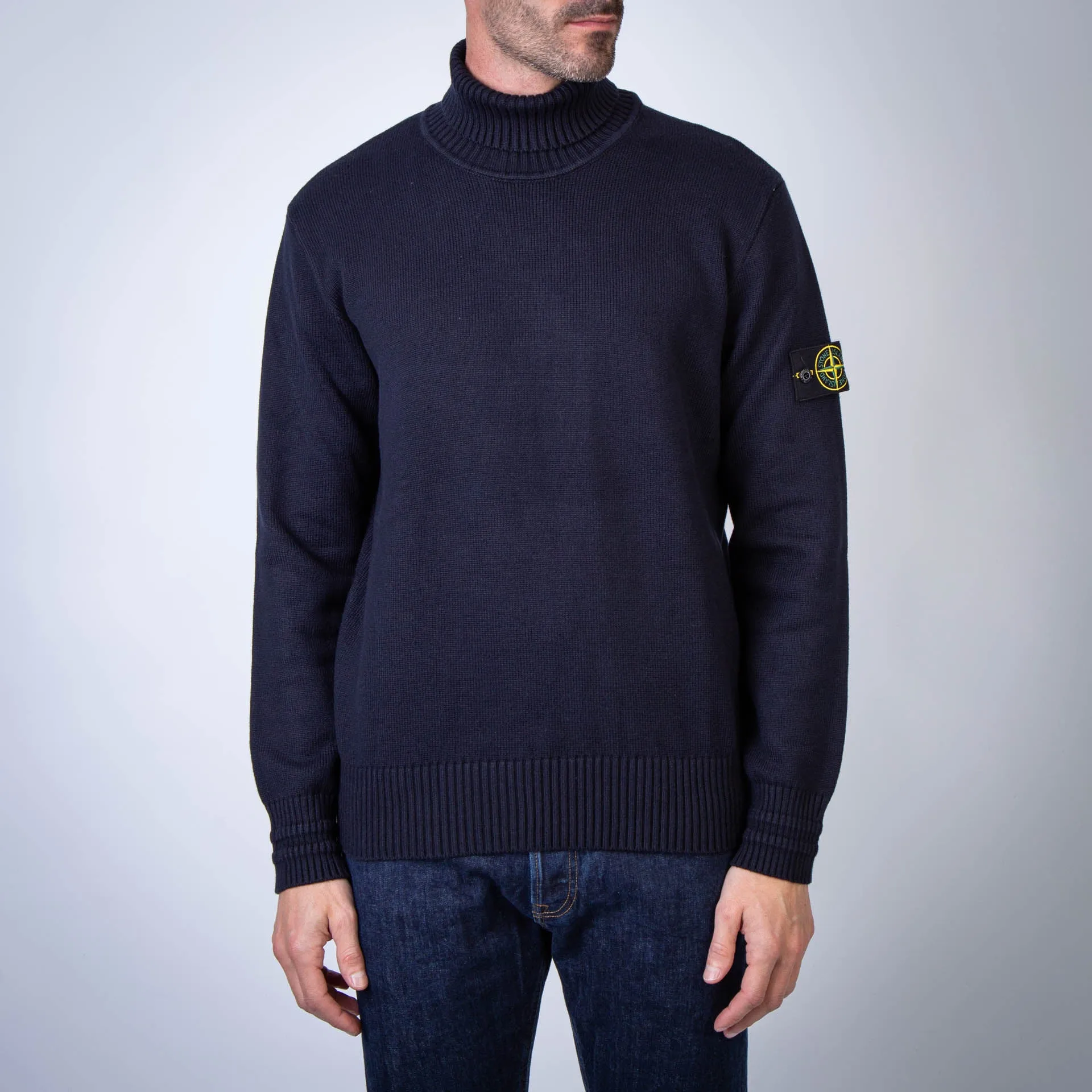 STONE ISLAND SWEATER 8115505A2 V0020 BLUE