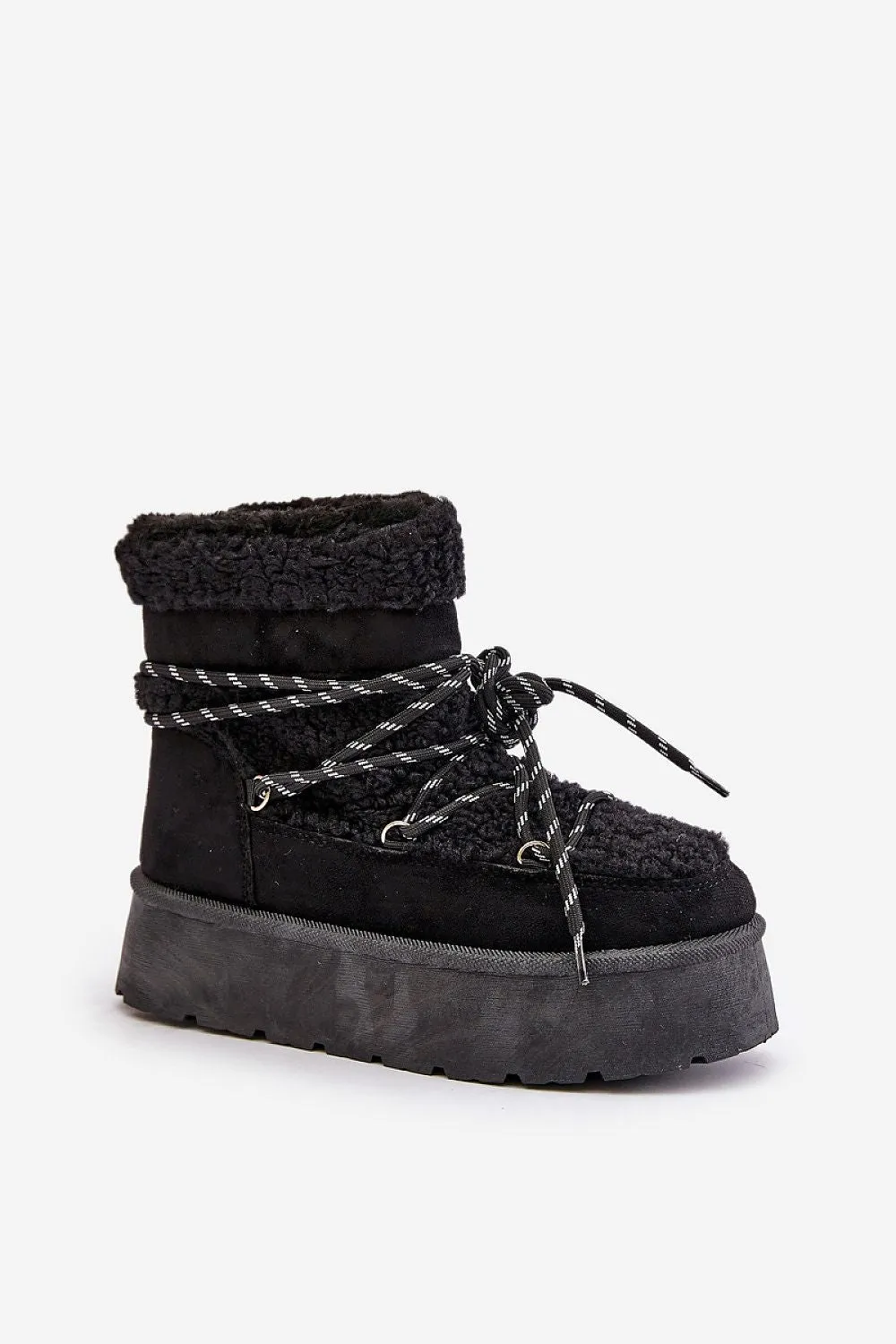 TEEK - Fluff Canoe Laced Snow Boots