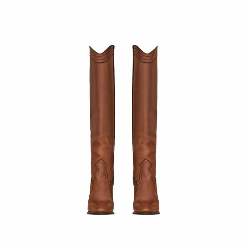 TEEK - Round Lady Knee High Boots