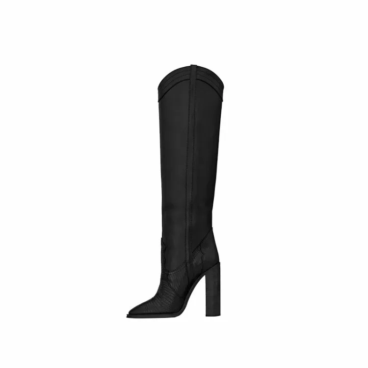 TEEK - Round Lady Knee High Boots