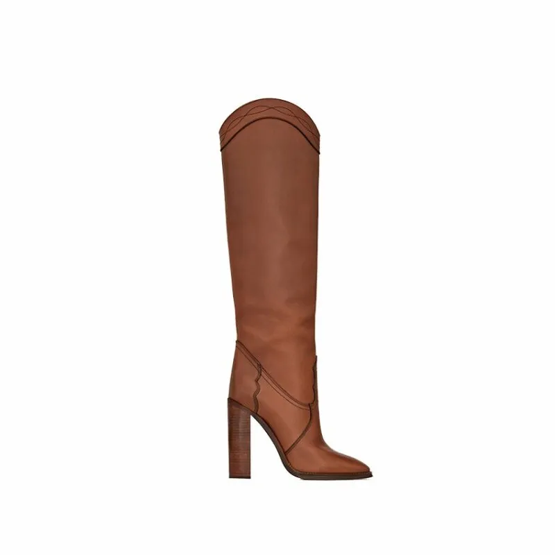 TEEK - Round Lady Knee High Boots