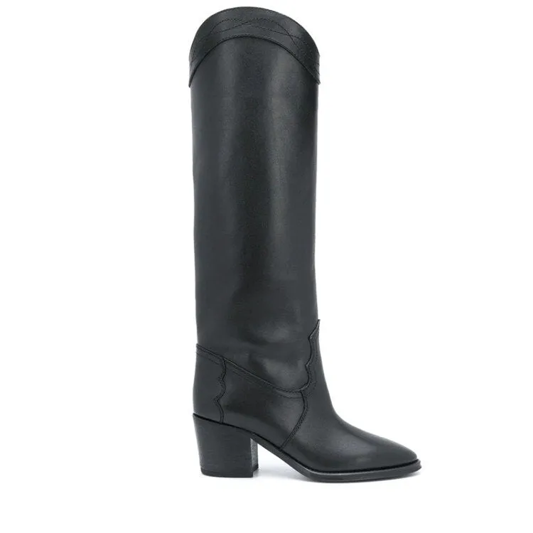 TEEK - Round Lady Knee High Boots