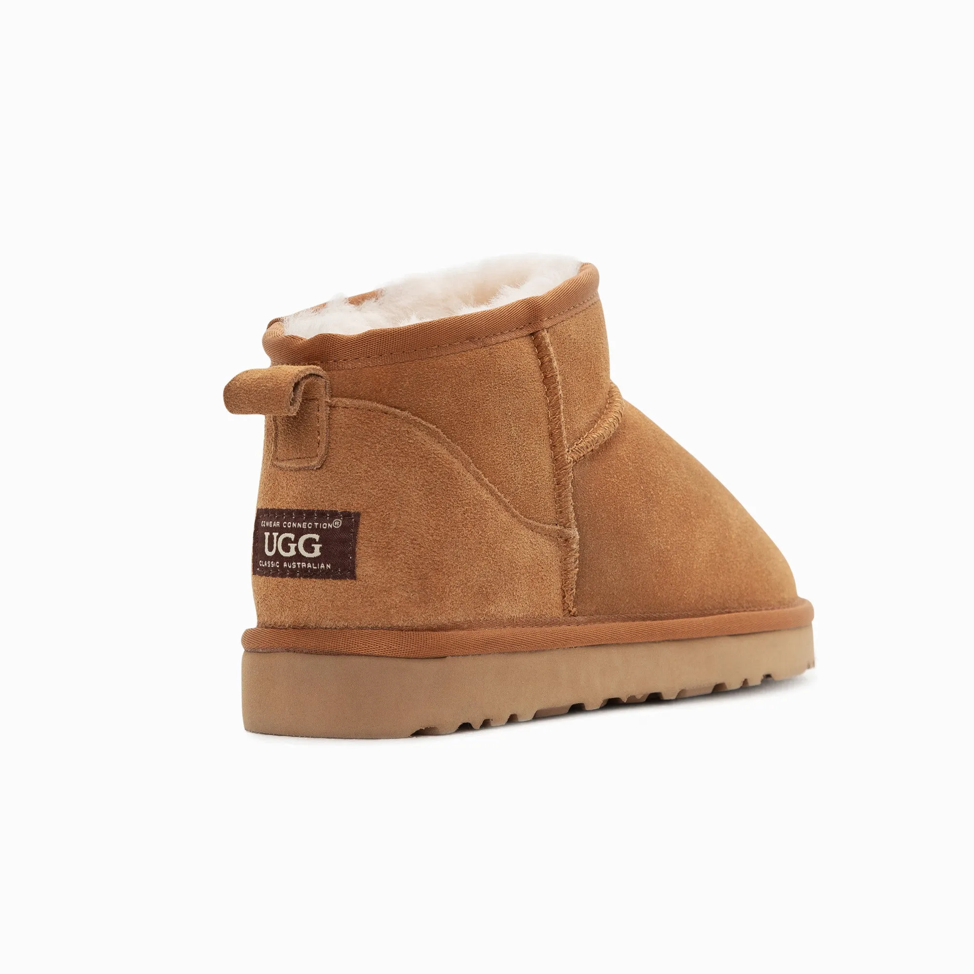 Ugg Boots Genuine Australian Sheepskin Unisex Ankle Classic Suede (Unisex Cow Suede)