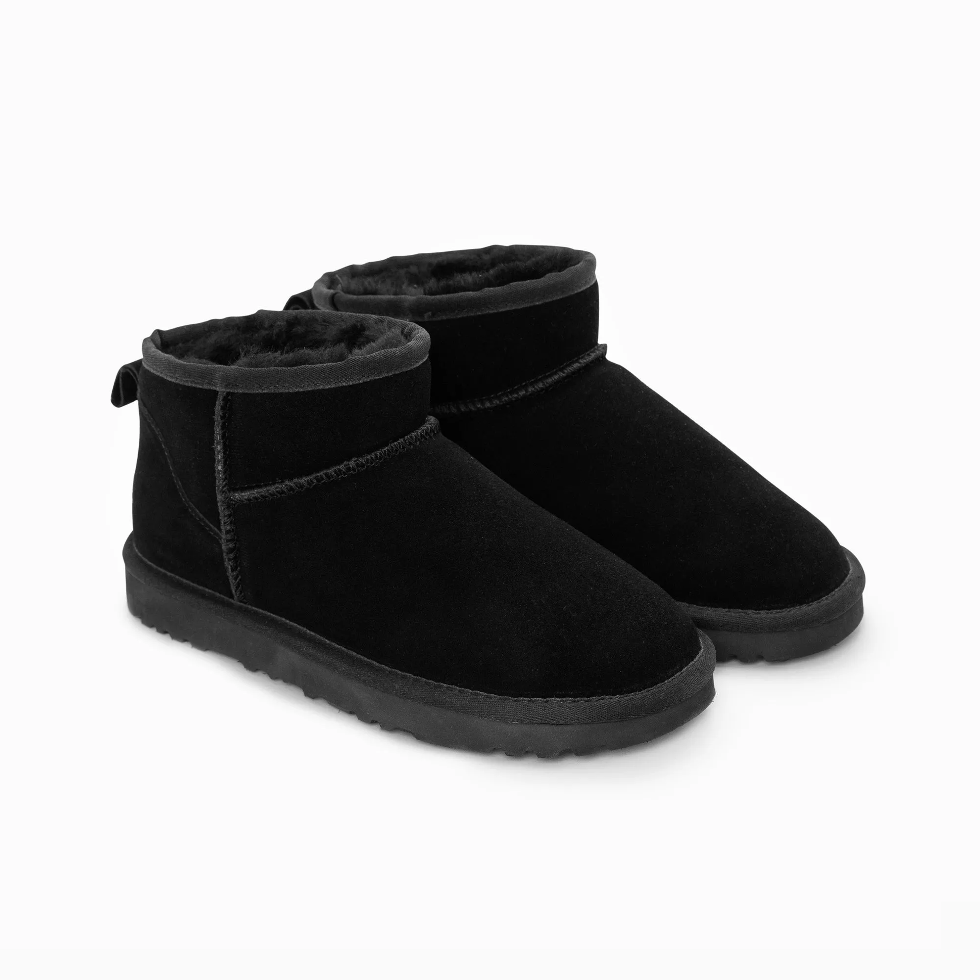 Ugg Boots Genuine Australian Sheepskin Unisex Ankle Classic Suede (Unisex Cow Suede)