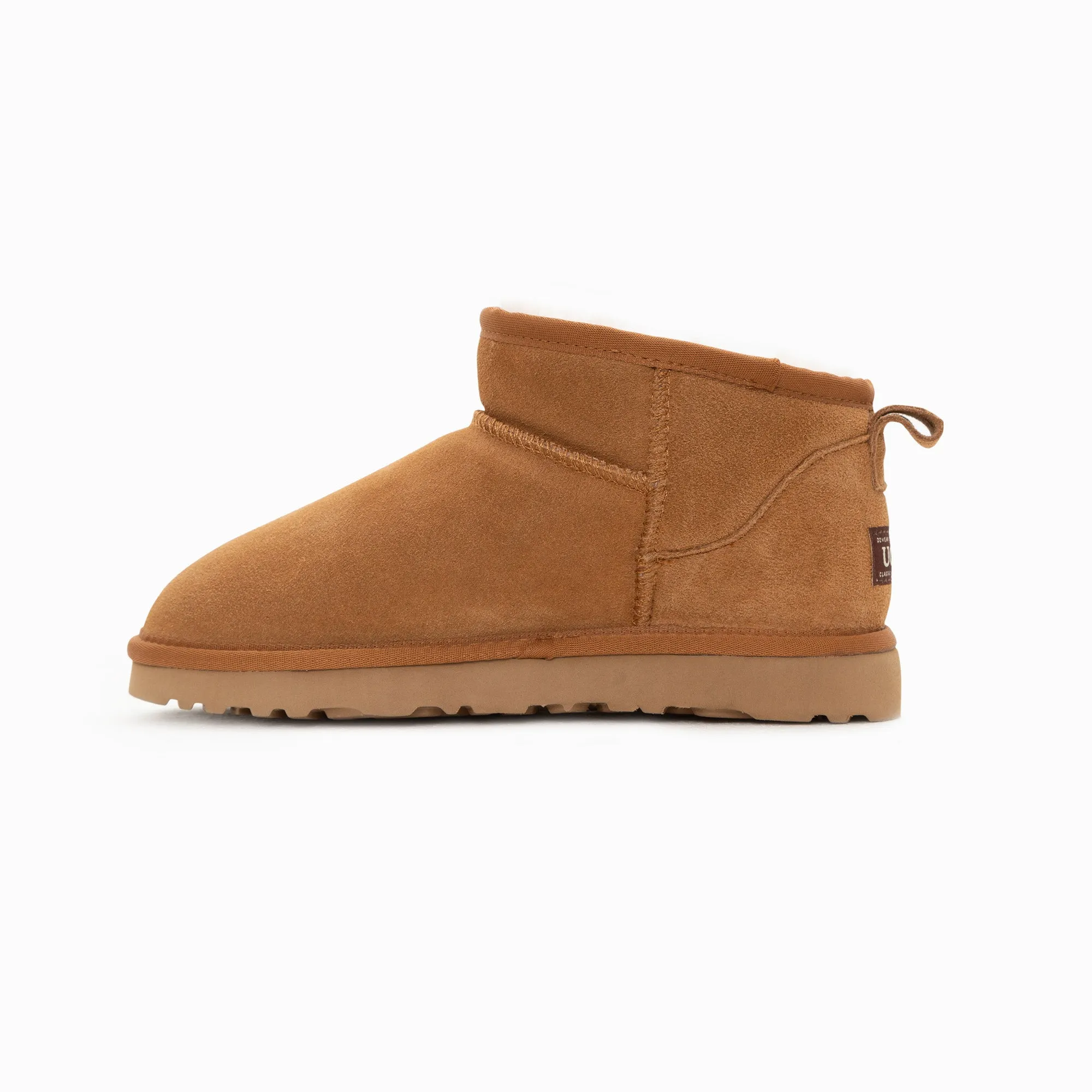 Ugg Boots Genuine Australian Sheepskin Unisex Ankle Classic Suede (Unisex Cow Suede)