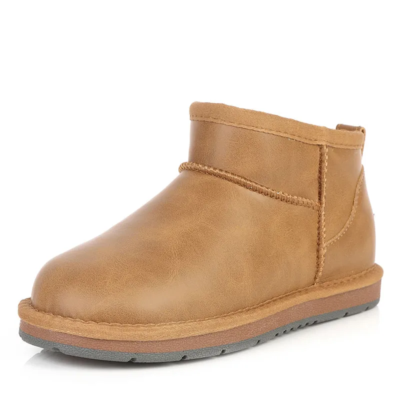 Ugg Mini Slant Nappa Leather Boots