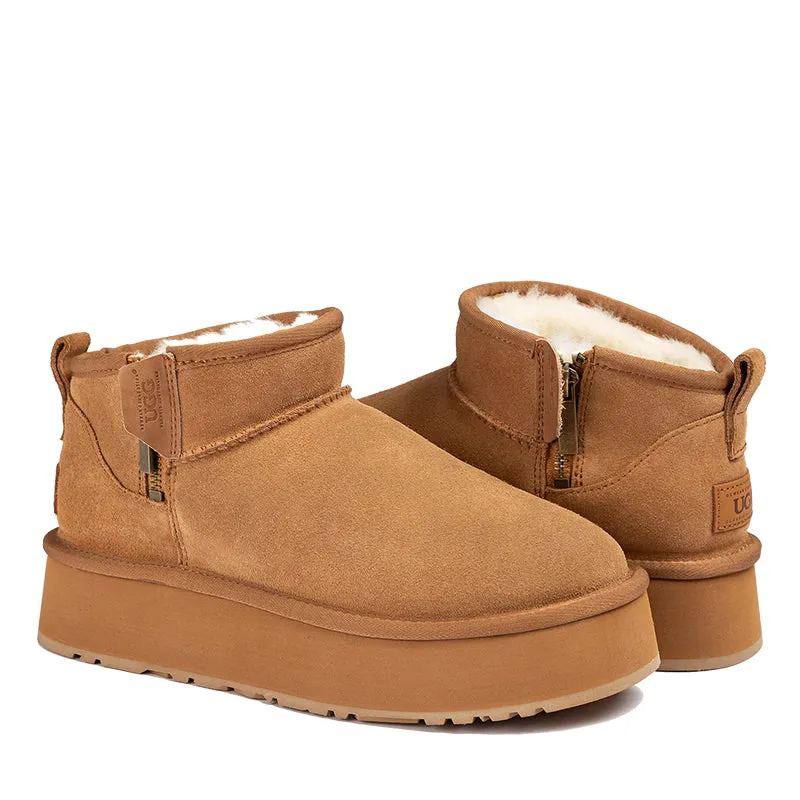 UGG Mini Zip Platform Boots