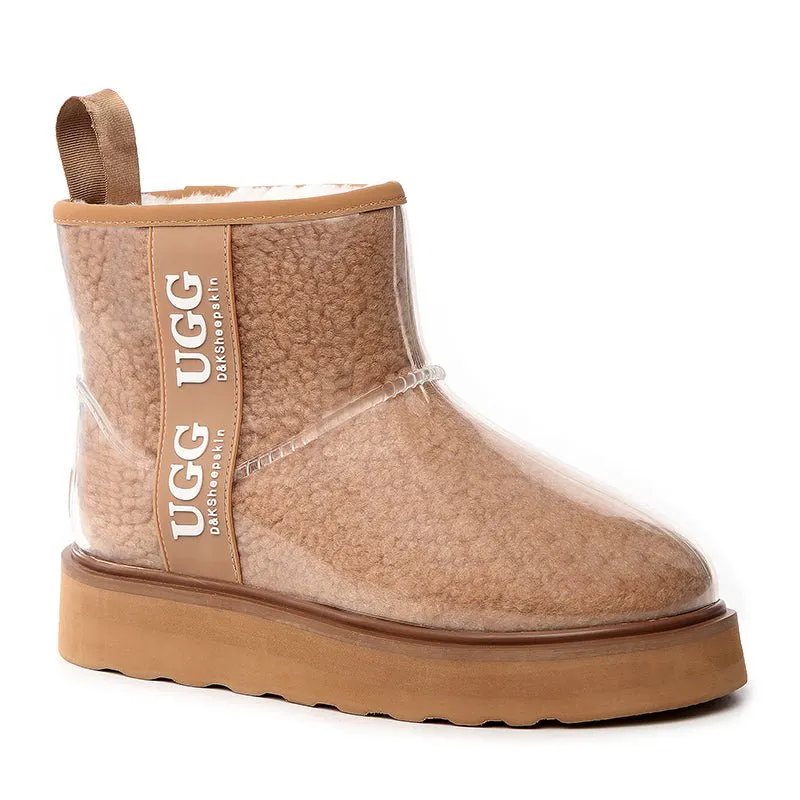 UGG Platinum Coated Rain Boots