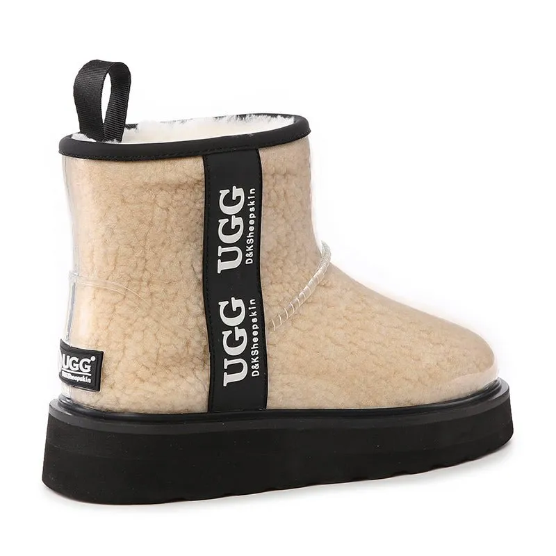 UGG Platinum Coated Rain Boots