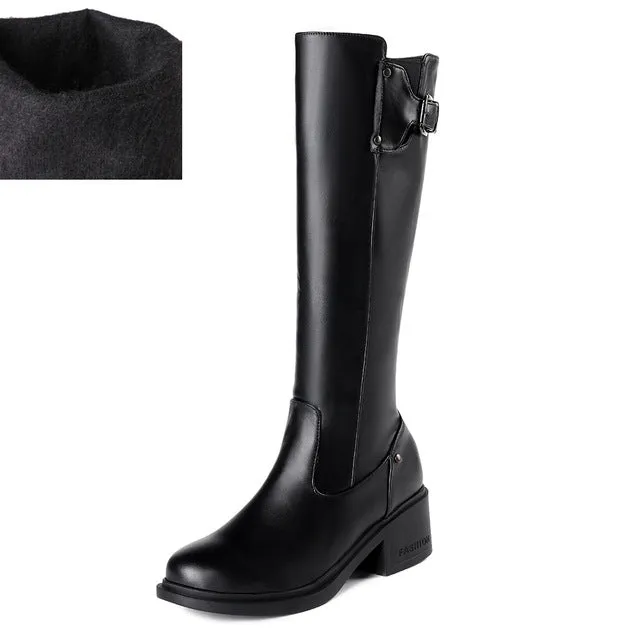 Winter Knee-High Boots