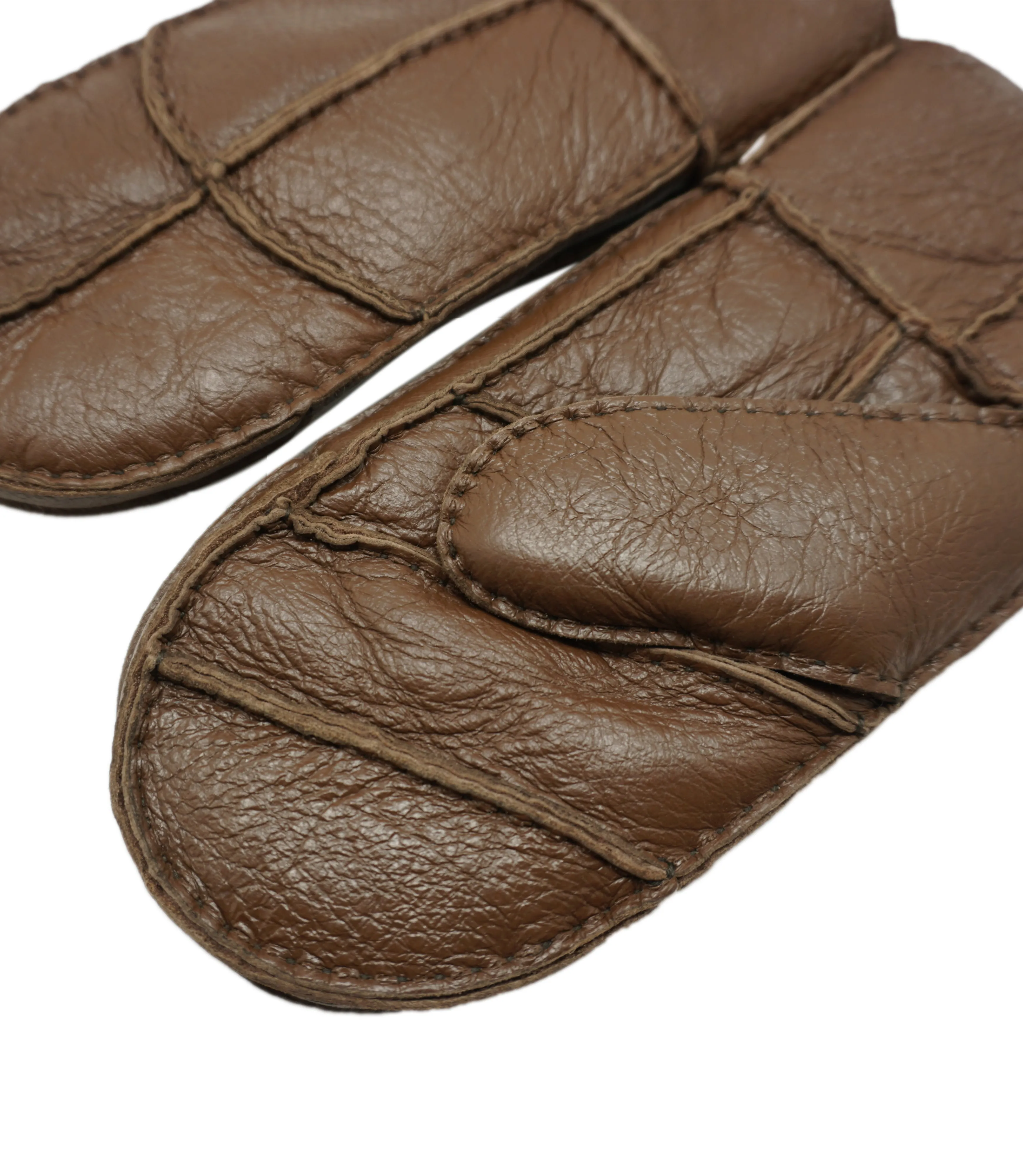 YISEVEN Men's Sheepskin Shearling Leather Gloves(Mittens)