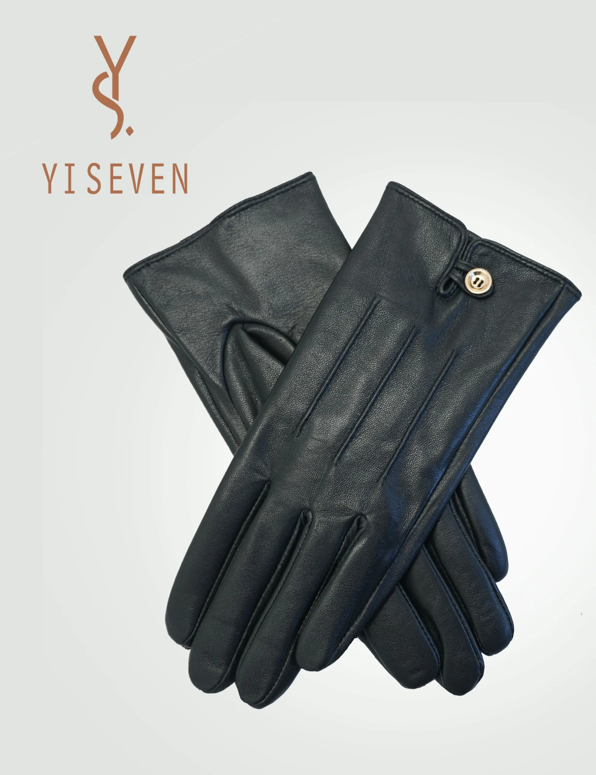 YISEVEN Women's Elegant Lambskin Leather Gloves