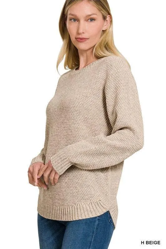 Zenana crew neck sweater